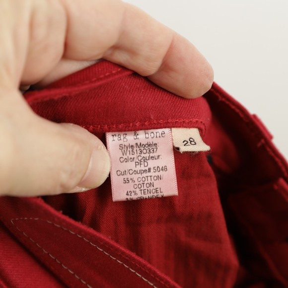 Rag & Bone High Rise Skinny Jeans size 28 - Picture 12 of 12